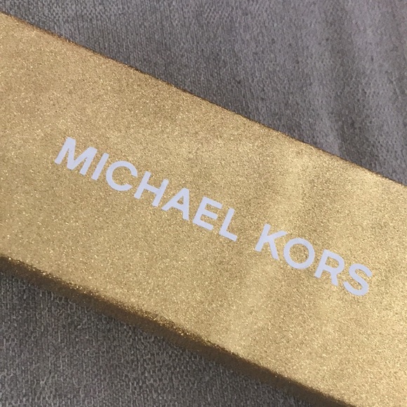 MICHAEL KORS Women's Belt in Gift Box SZ S/M,  Gemmed LOGO- Brown - Picture 6 of 8